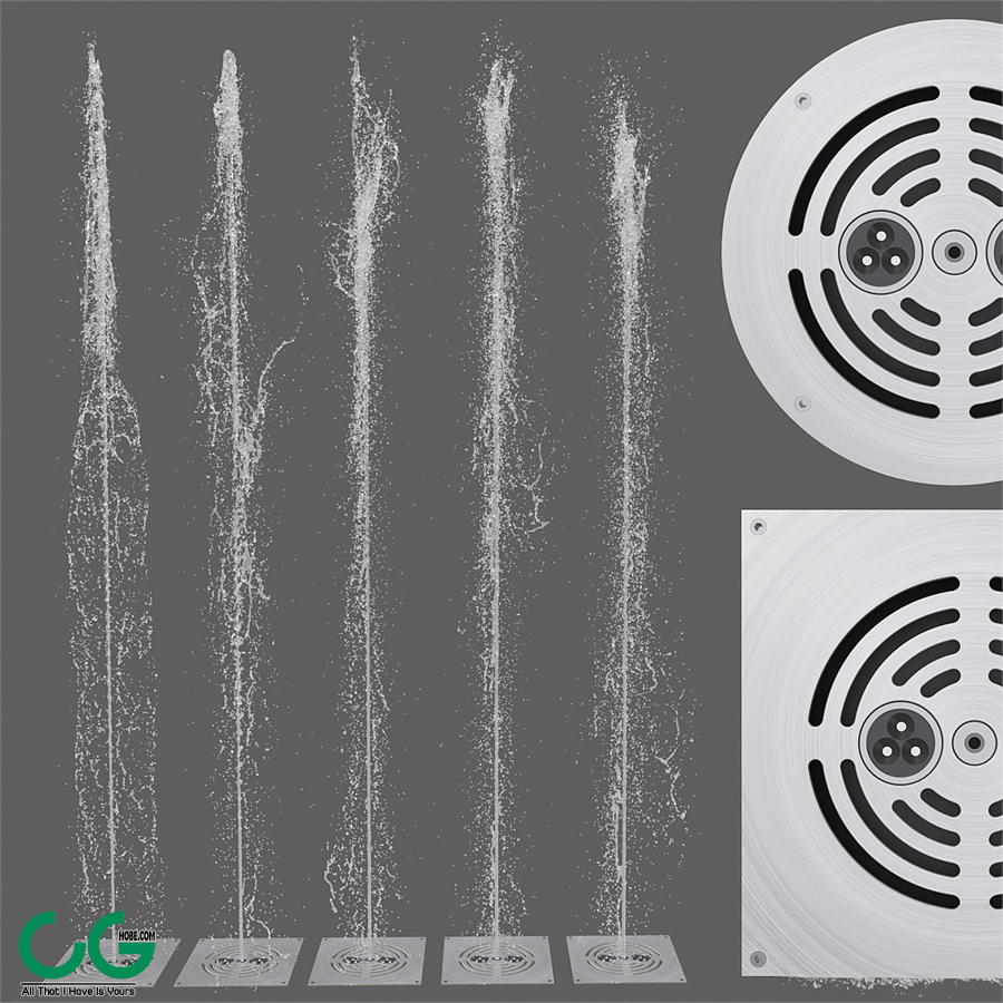 Pedestrian fountain Dry Deck KIT FPK-5000